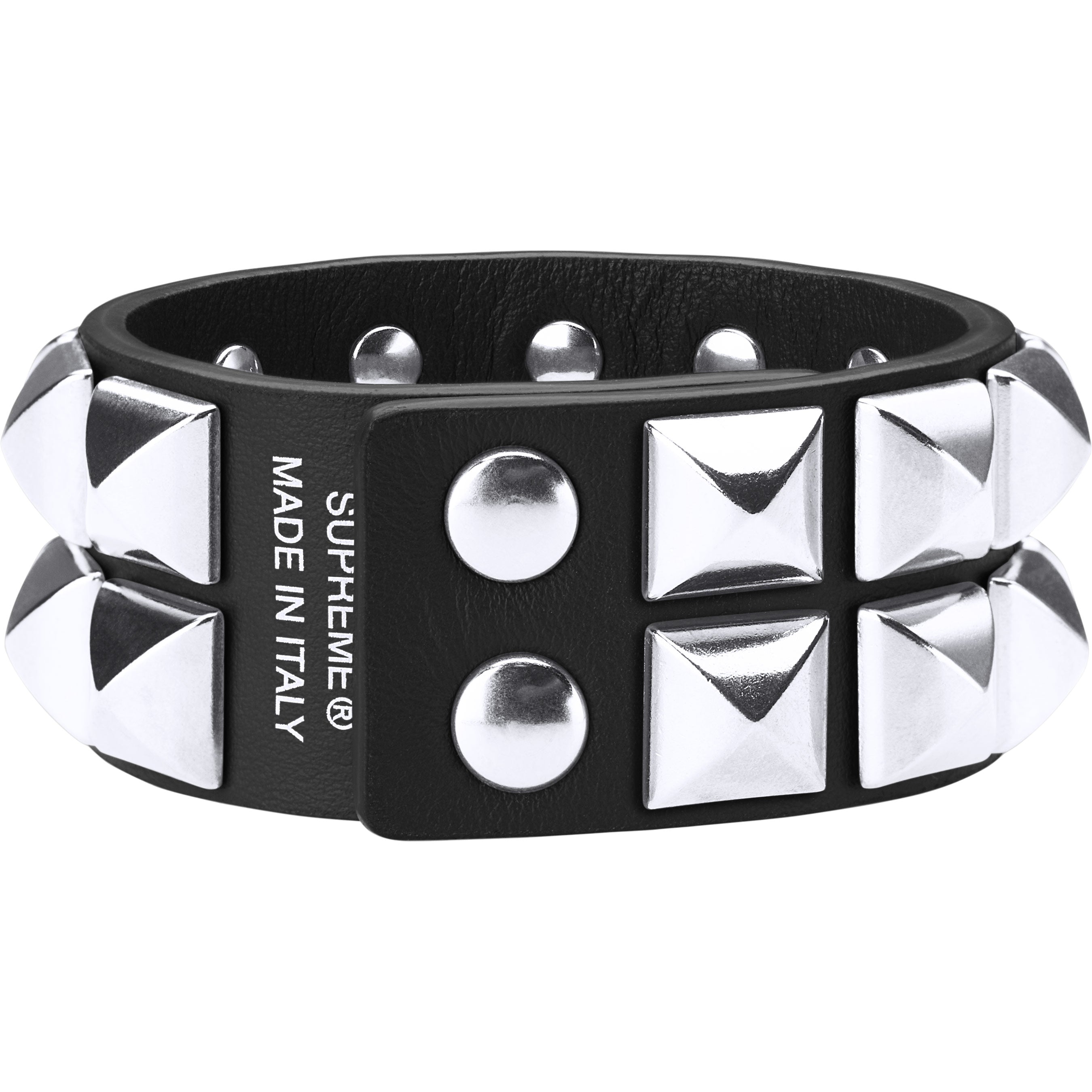 Studded Leather Bracelet view 7